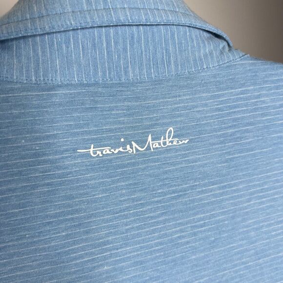 Travis Mathew Blue Polo Shirt - Picture 12 of 12